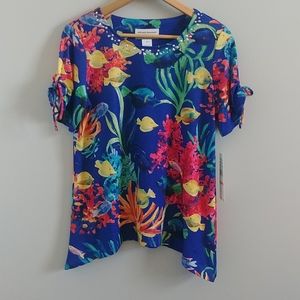Alfred Dunner Undersea Paradise Top